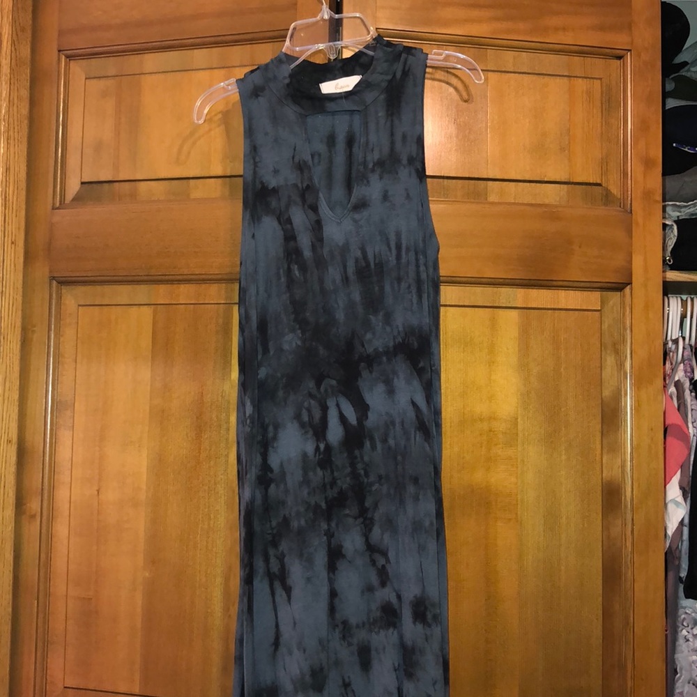 Eyelet cut out dress